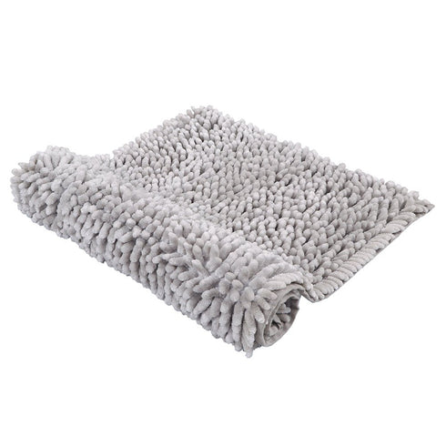 Glaze Silver Bathmat (Pack of 2)